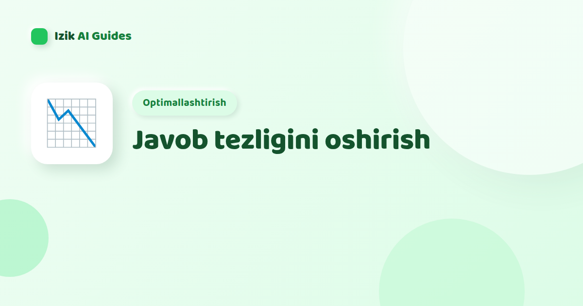 Javob tezligi