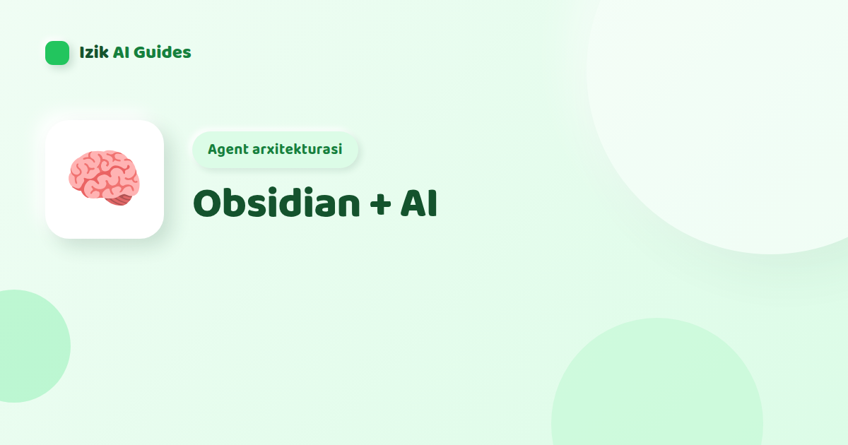 Obsidian + AI